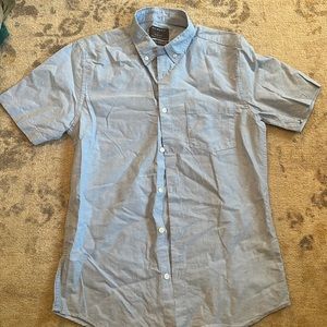 Soft blue button up shirt